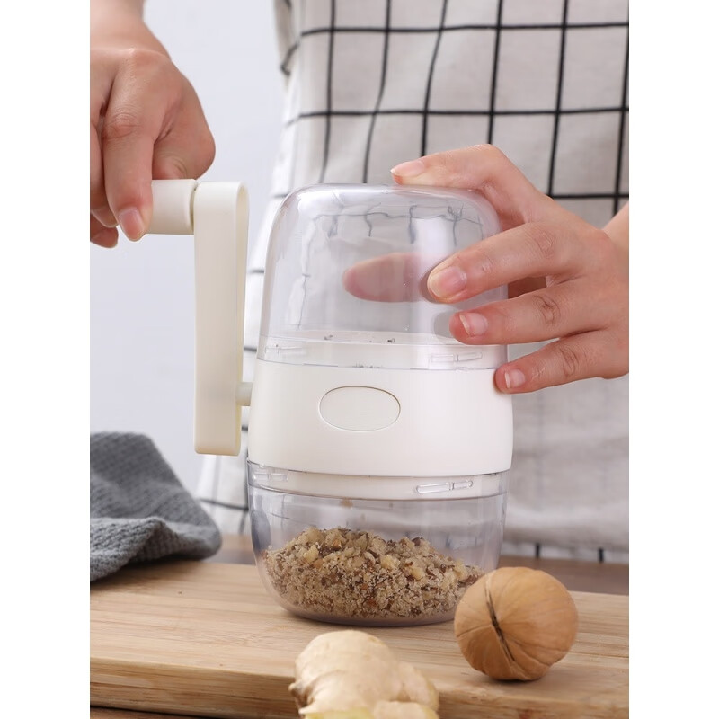 CLCEY food nut panax notoginseng grinder grinder mini dog food small grinder artifact grinder mixing gray