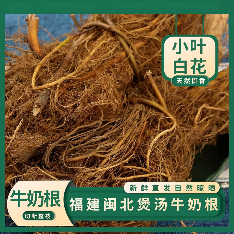 Rumored Jinfang Fujian small leaf milk root 500g freshly dug and shipped naturally dried Fujian Songxi milk root 100g fresh 500g