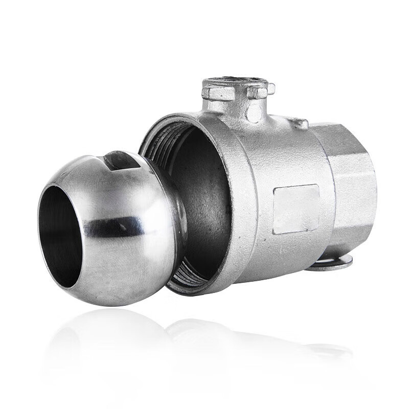 Zhuqin 304/316 stainless steel ball valve, two-piece ball valve, two-piece threaded internal thread resistant high temperature and high pressure steam boiler valve, one price, all steel DN32 (1.2 inches)