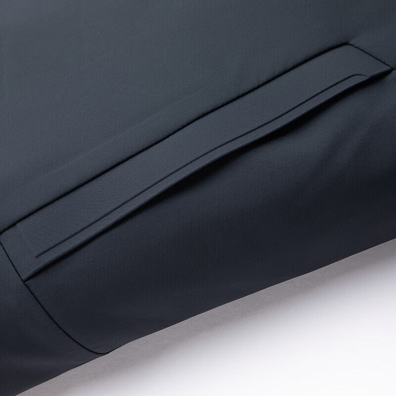 YAYA goose down jacket, down jacket, men's short lapel, young and middle-aged autumn and winter warm cadre jacket A29 black 180