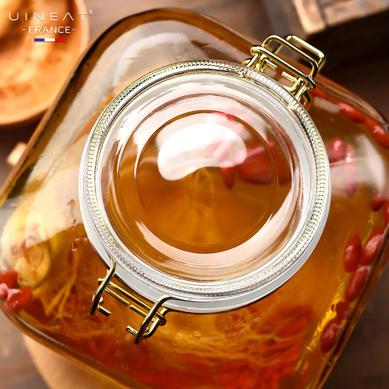 Youyi (UINEAT) glass wine bottle, sealed jar, home brewing jar, 10 catties wine container, bottle