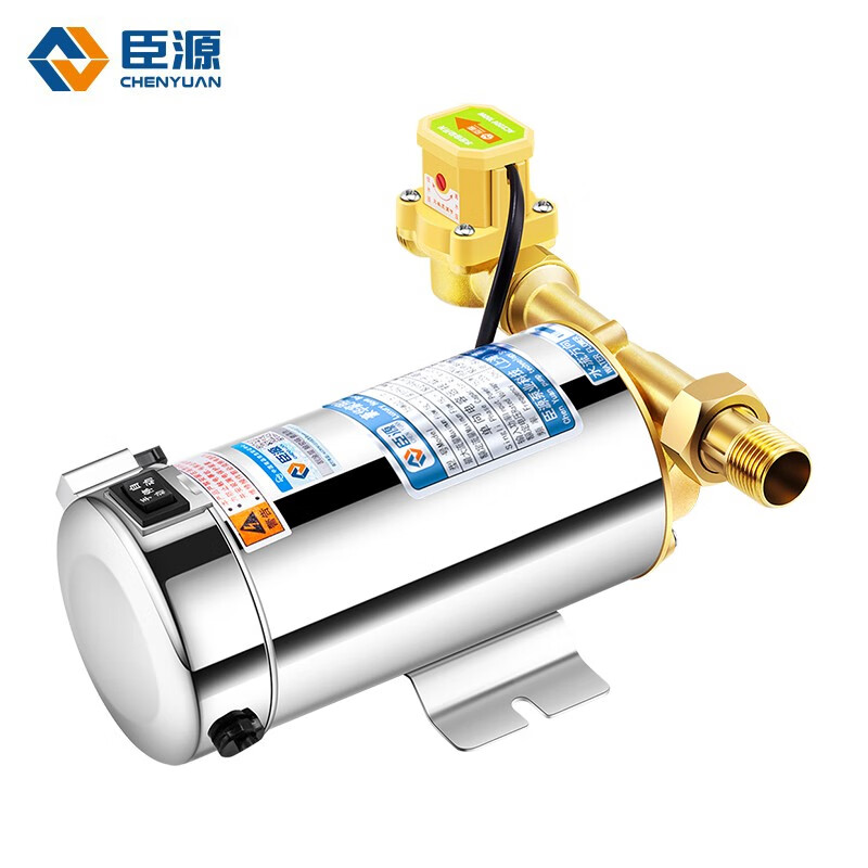 CHENYUAN booster pump household fully automatic water heater whole house tap water intelligent booster pump shower pipe pump water pump 150W copper pump head automatic booster pump with leakage protection