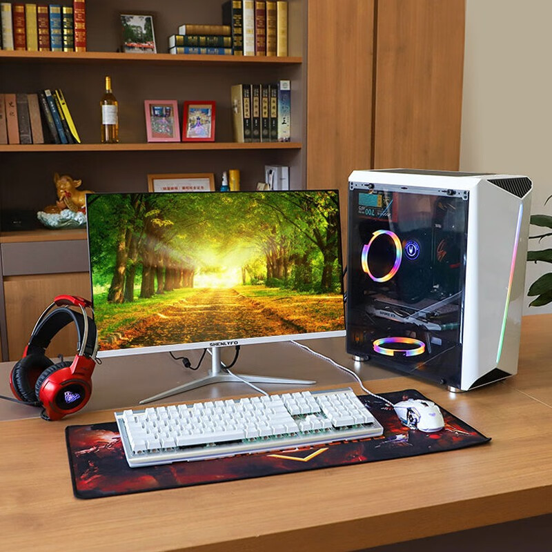 Intel 18-core host RTX5060 independent graphics live broadcast chicken game computer office complete machine DIY assembly second-hand desktop complete set 2 Intel eight-core + 16G + gaming independent graphics complete set 99 new