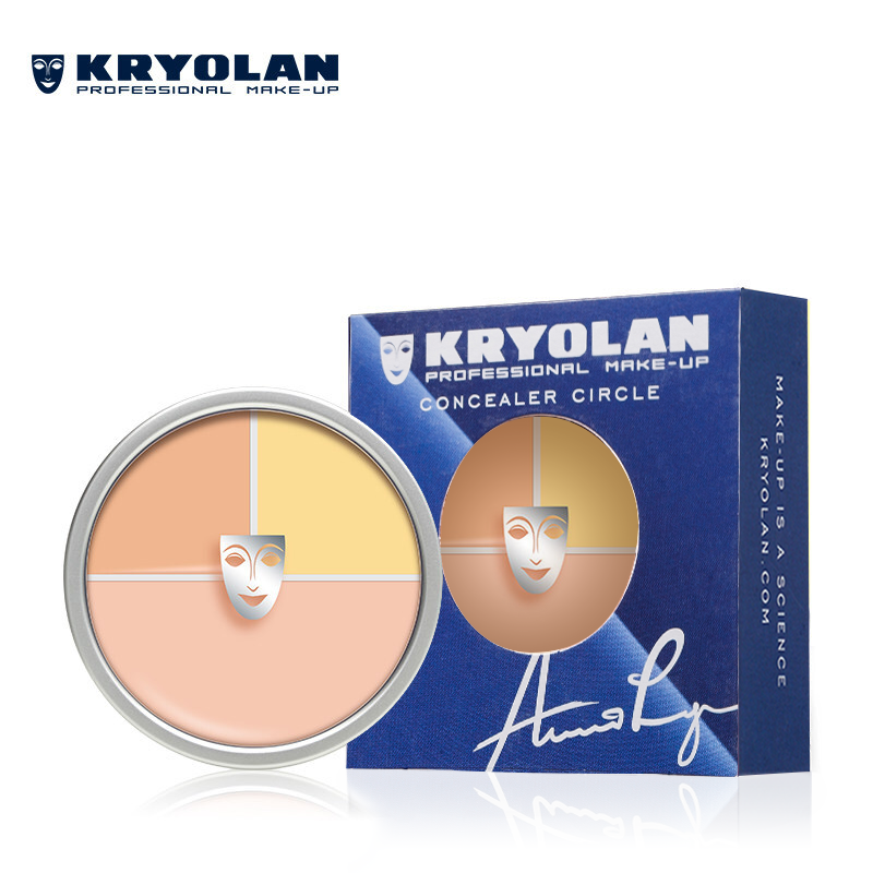 KRYOLAN Concealer Three-Color Concealer Palette German Foundation Acne Marks Covering 40g New Year's Gift for Girlfriend Three-Color Palette