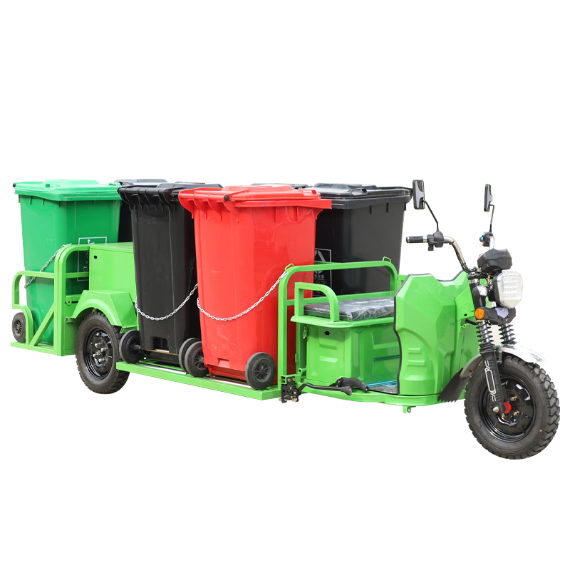 Zhongxiangyun electric garbage truck property community garbage removal truck 6-barrel garbage transfer truck sanitation truck cleaning equipment electric garbage can transfer truck (6 barrels)