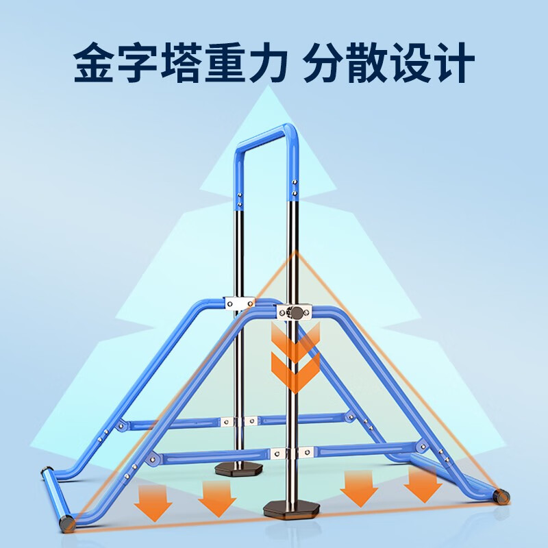 YICHIJIAN horizontal bar pull-up device indoor adult horizontal bar home set fitness equipment foldable height adjustable stable folding horizontal bar