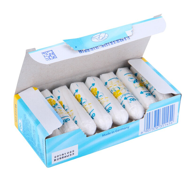 O.b.OB tampons built-in 16*5 boxes of menstrual sanitary napkins for day and night use plug-in sanitary napkins, 3 boxes in quantity + 2 boxes of ordinary type