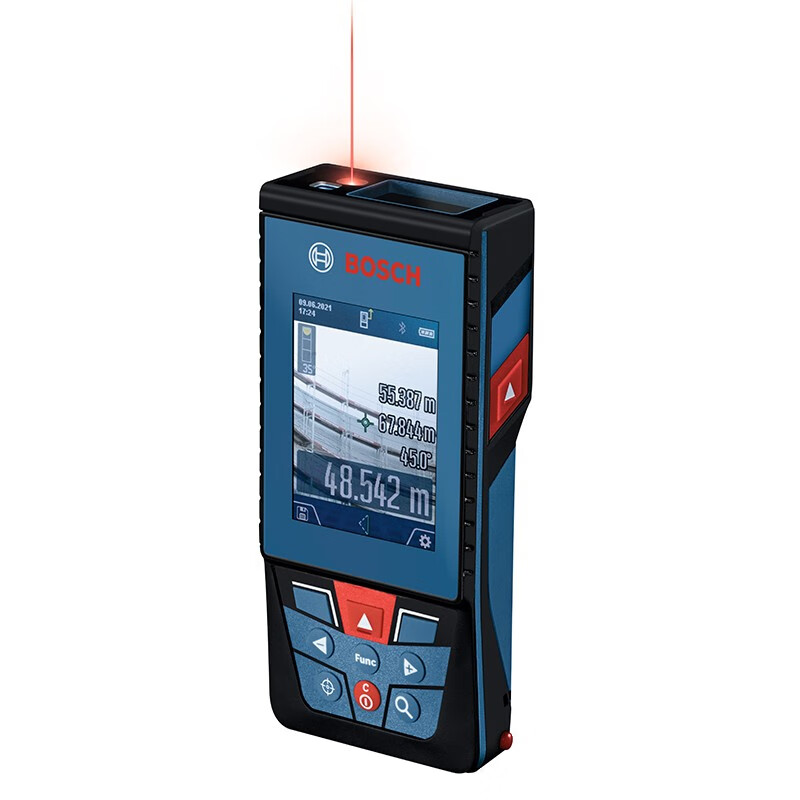 Bosch (BOSCH) Bosch (BOSCH) laser rangefinder handheld infrared electronic ruler room meter portable measurement tool variable zoom 100 meters GLM100-25C color screen Bluetooth Bosch rangefinder