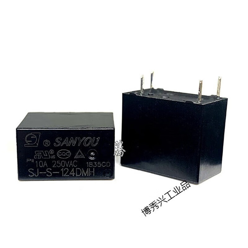 SJ-S- 105 112 124DMH 5V12V 24V 4 pins normally open 10A 250V SJ-S-124DMH(24V) 5 pcs
