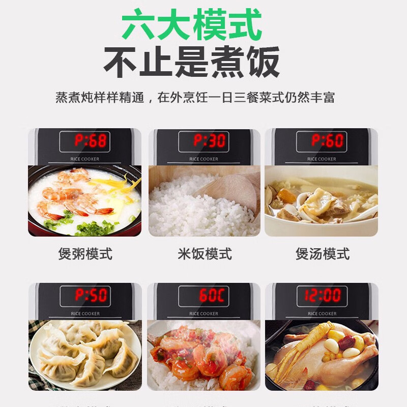 MIDIMOUSE car-mounted rice cooker car-mounted rice cooker 24V large truck 12V car home dual-purpose 24-volt car rice cooker 1.6L-12V car SUV off-road special 1.6L