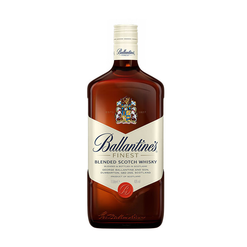 Ballantine`s Extra Alcohol Scotch Blended Whiskey Wine 1000ml (1L) New Year Gift