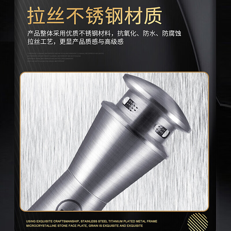 Supercloud shopping mall vertical ash column stainless steel cigarette butt column smoke extinguishing bucket outdoor smoking area ashtray outdoor floor-standing smoke extinguishing trash can custom GPX-111A