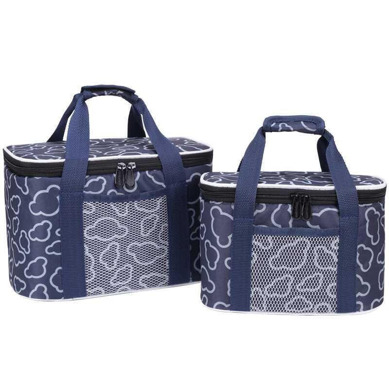 Suitable for medical insulators, household vaccine refrigerators, 2-8 degree reagents, pharmaceuticals, commercial cold chain boxes, small portable ice packs, small fishing boxes y02 dark blue small size, free 2 ice bags