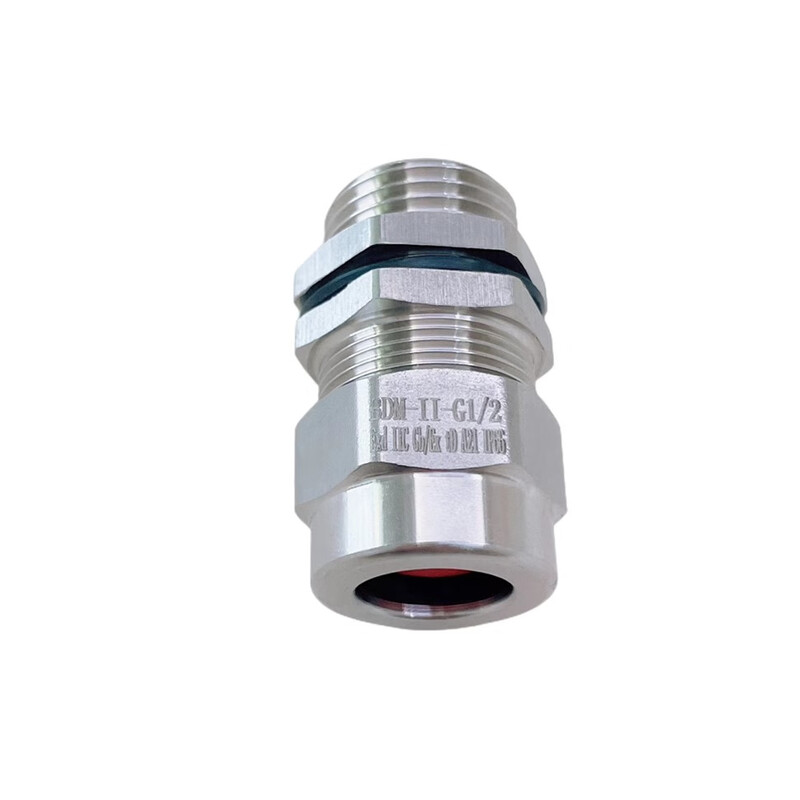 Explosion-proof gland m20 stainless steel cable clamping sealed outer wire quick connection tube wire explosion-proof pipe joint G1 inch wire diameter 16-24mm