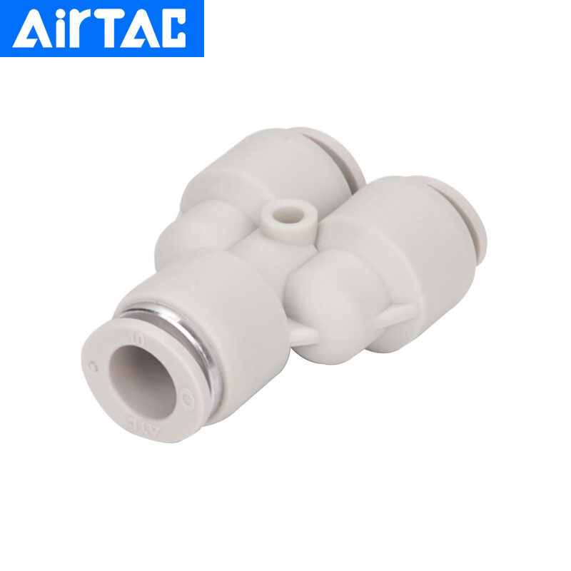 AirTac air pipe quick-in connector Y-type tee reducing diameter APW6-4/8-6/10-8/12-10 APW12-10