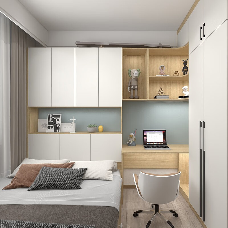 TUBAO whole house customized craftsmanship series multi-layer board environmentally friendly multi-functional combination cloakroom custom made craftsmanship series solid wood particle board/