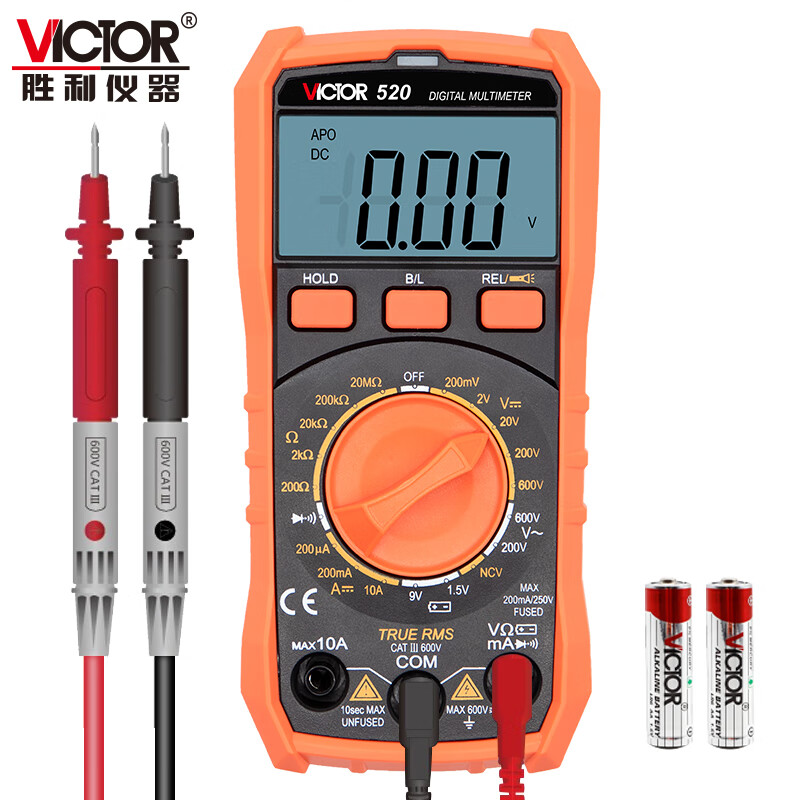 Victory Instruments (VICTOR) Smart Multimeter Household Digital Multimeter Student Portable High-Precision Multimeter VC520