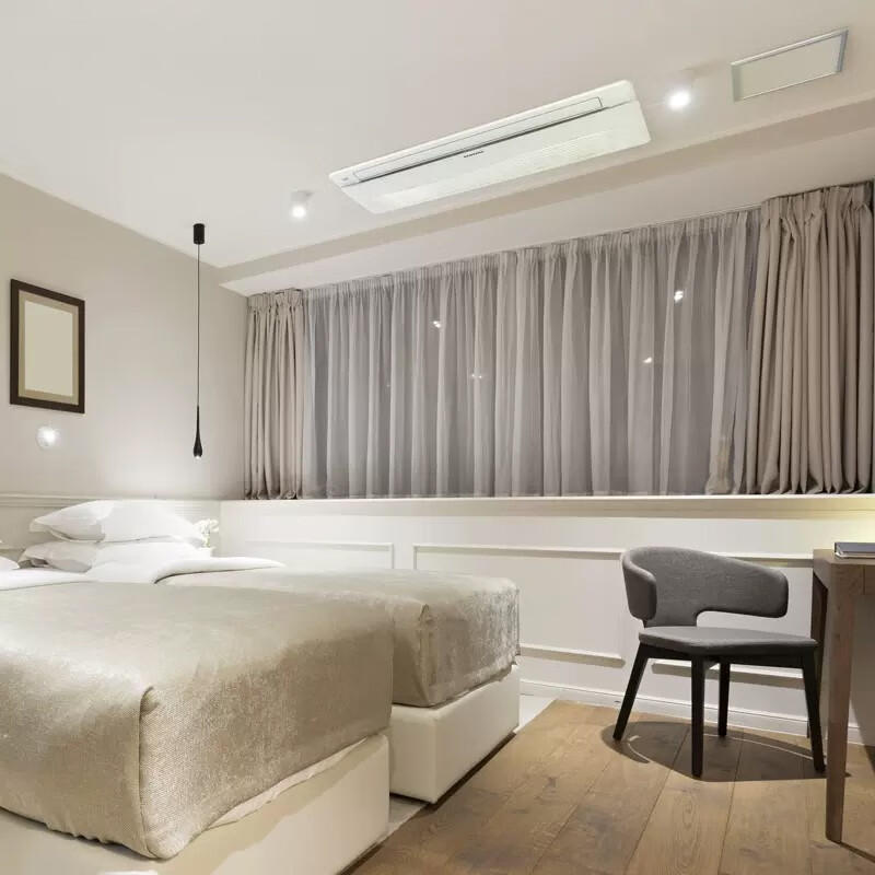 Samsung (SAMSUNG) central air conditioner household 1 hp 1.5 hp one-to-one inverter living room air conditioner ultra-thin panel embedded air conditioner ceiling unit package installation AC035MN1DEH 1.5 hp three-level energy efficiency (Mufeng panel) standard remote control