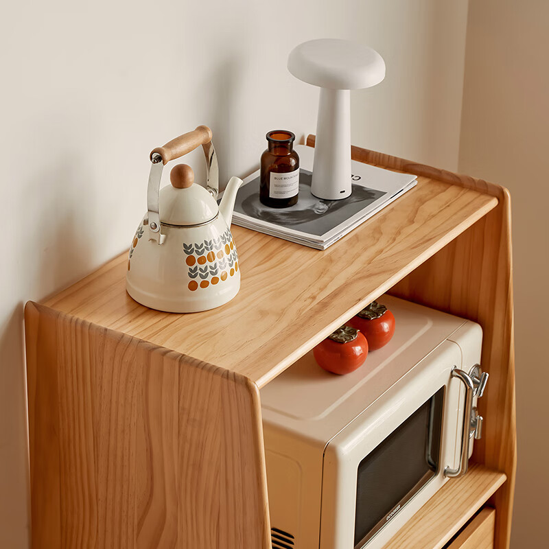 Xihao (XIHAO) sideboard solid wood tea cabinet dining table cabinet wall cabinet living room storage cabinet wall cabinet storage cabinet home wine cabinet solid wood color 70cm shipped ready-delivered to home