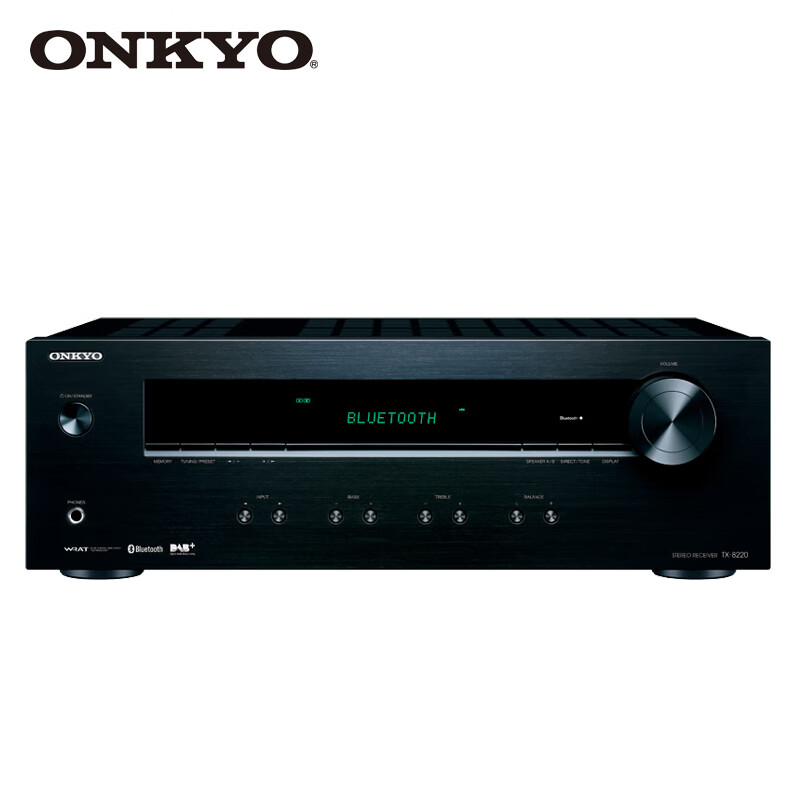 ONKYO Ankyo TX-8220 power amplifier speaker audio HiFi fever power amplifier imported entry-level Bluetooth digital input 2.1 channel stereo black