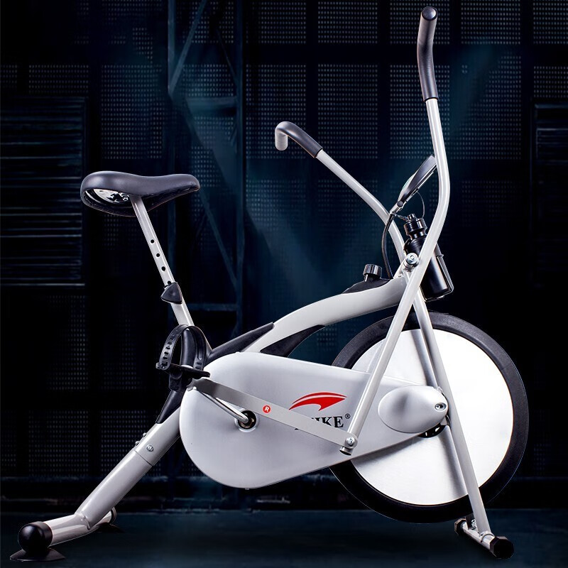 He Jiagong's dynamic bicycle, home wind resistance fitness bike, multi-functional elliptical machine, indoor bicycle fitness equipment for both legs and feet, OR8210 (model A with heart rate)