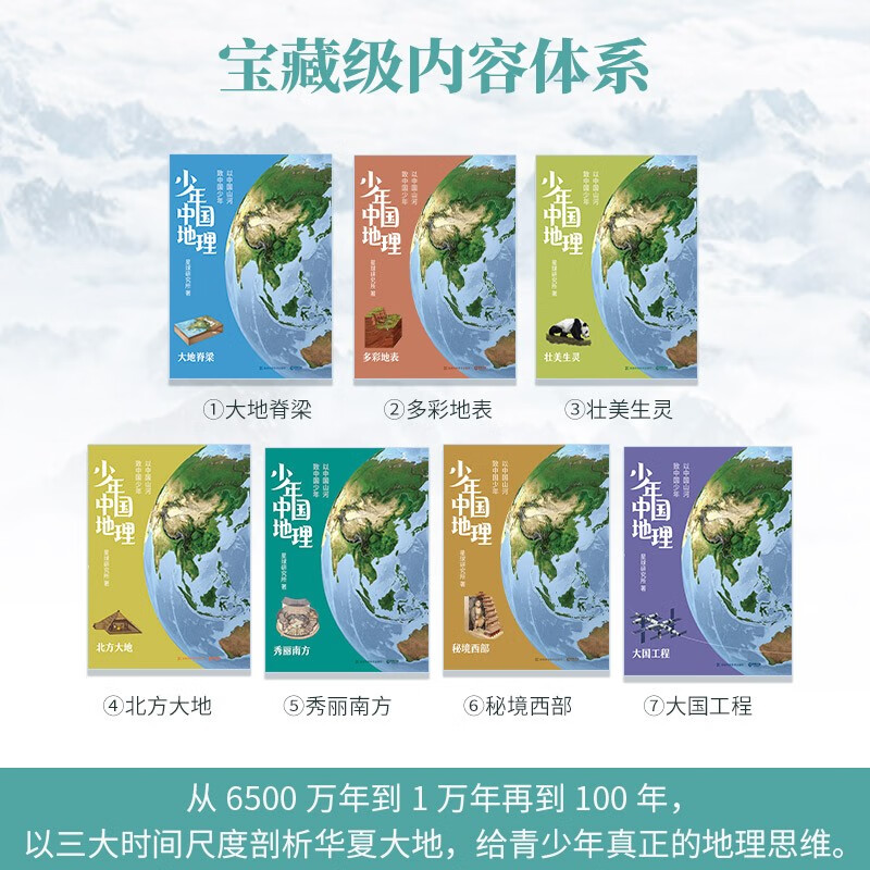 Ready in stock with free shipping. A complete 7-volume set of Chinese geography for teenagers. Planet Research Institute (a treasure-level encyclopedia of Chinese geography popular readings for teenagers). Happy reading. Summer must-read extracurricular reading.