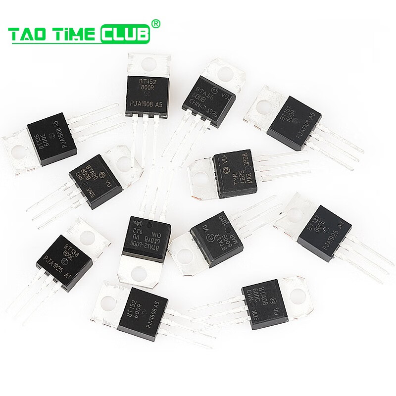 BTB16 BTA16-600B BT136/BT152 BTA24 single/bidirectional thyristor plug-in TYN1225 package TO220 (2 pieces)