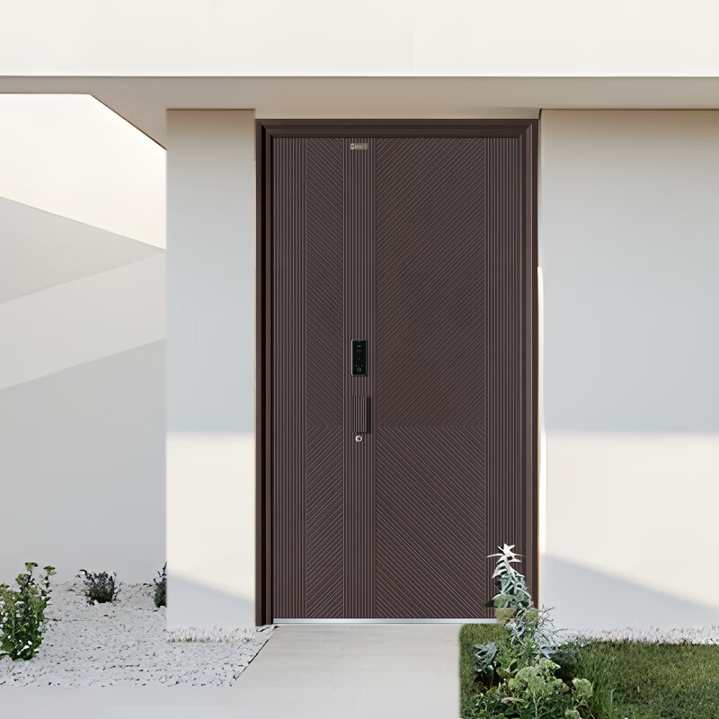 Yuelongmen Class A fingerprint password lock anti-theft door entrance door entrance door custom letter double opening C3002 non-standard custom size please contact customer service