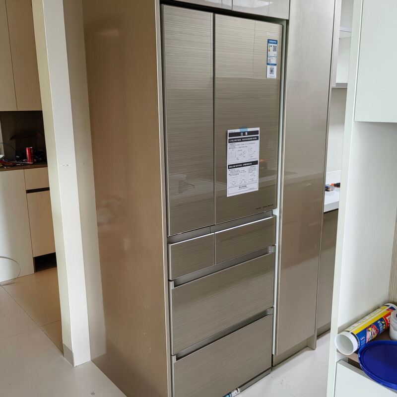 Panasonic NR-F607HX-N5 Japan imported multi-door refrigerator 588L variable frequency air-cooled frost-free automatic ice making NR-F607HX-N5 quicksand gold 588L