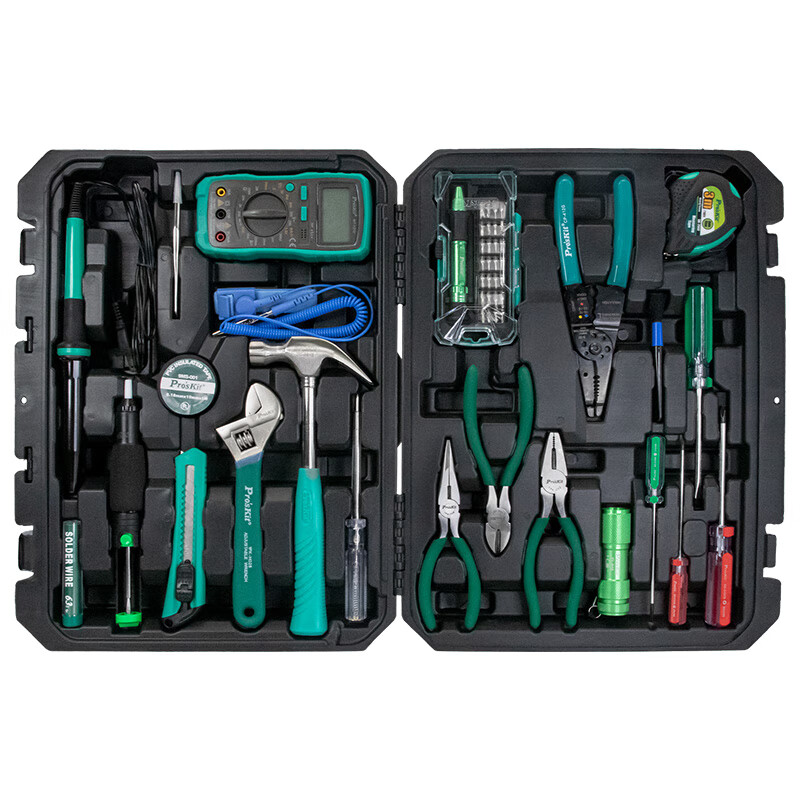 Baogong (Pro sKit) PK-2052 Household/Repair/Tool Set Multifunctional Telecommunications Tool 52-piece Set