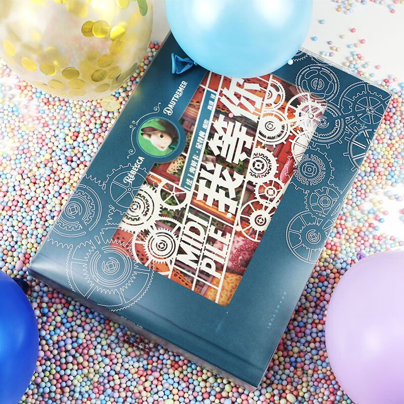 Free PVC packaging box I'm waiting for you Three-dimensional paper carving picture book Birthday and Valentine's Day gift book Picture book Queen Haibeka Classic literature heart-warming fairy tale holiday gift Houlang genuine