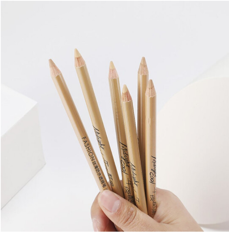 Midnight cool concealer pen for women's eyebrows, special eyebrow modification and concealing eyebrow shaping pen, concealer changing eyebrow concealer pen artifact, 1 natural color + 1 ivory white