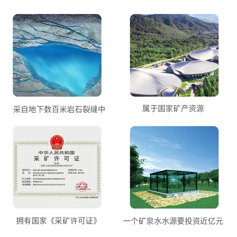 Jingtian Baisuishan Drinking Natural Mineral Water 1.5L*12 Bottles Full Box Large Bottle Family Healthy Drinking Water