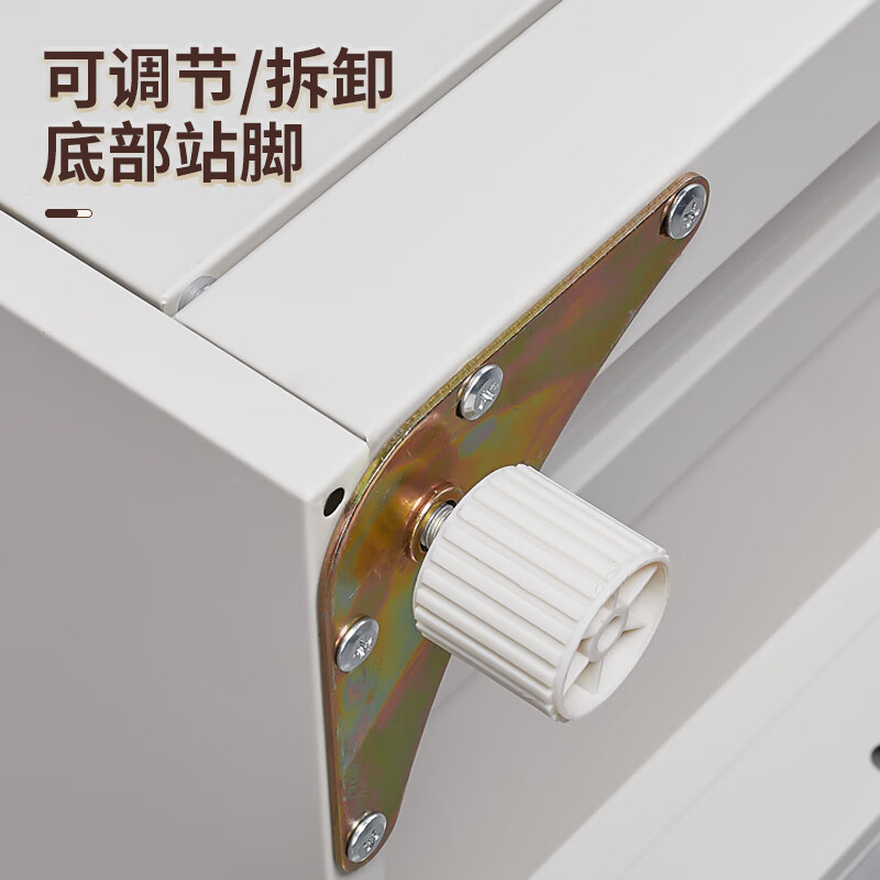 Steel storage cabinet integrated wall-mounted household living room balcony sundry storage cabinet deepened large-capacity iron cabinet 2040 height * 600 width * 400 depth mm single door horizontal panel 0.7mm