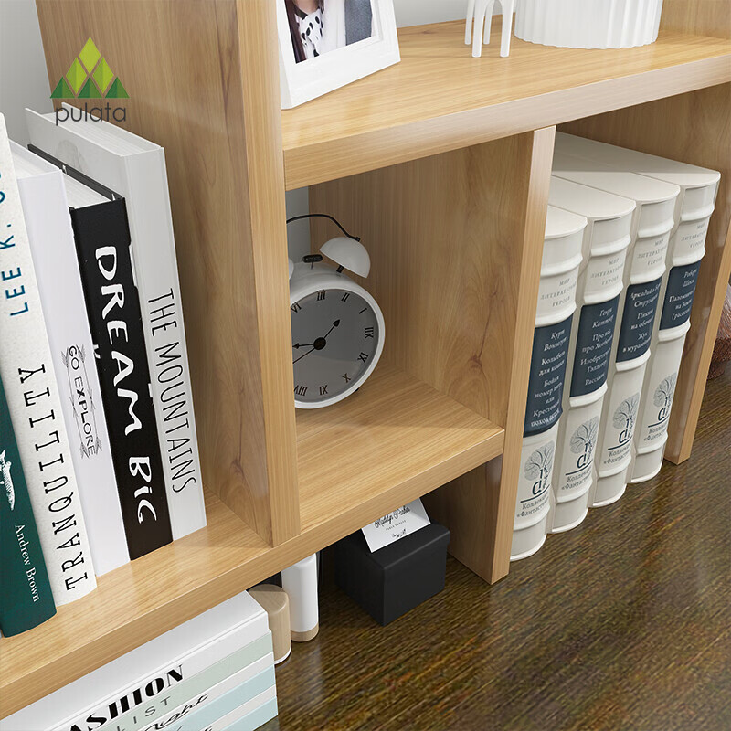 PULATA Desktop Bookshelf Telescopic Small Bookshelf Storage Storage Rack Free Combination ZWJ4005105