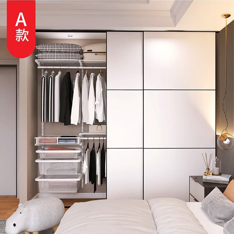Midas Metal Cloakroom Wardrobe Sliding Door Customized Modern Simple Environmentally Friendly Sheet 12mm Multilayer Board Type A - per square meter