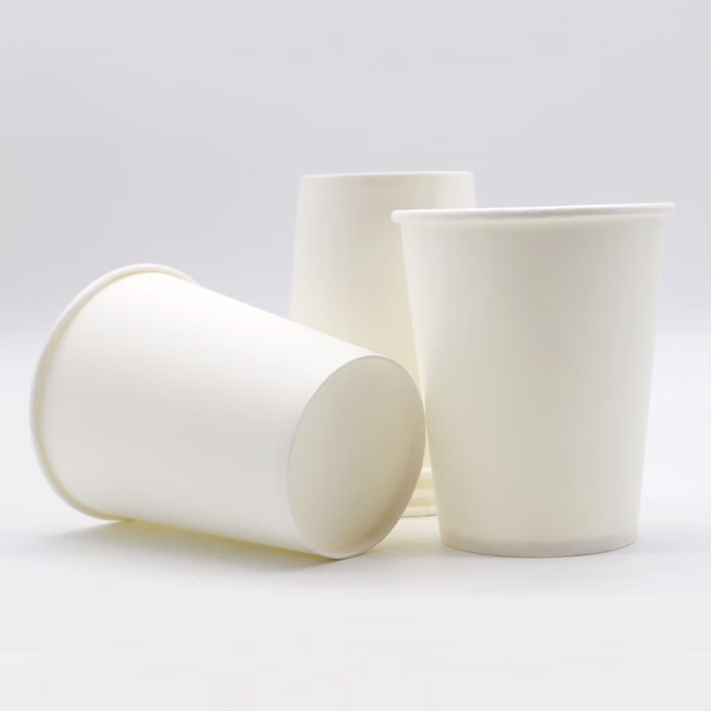 Tianping Zhaohui paper cup disposable cup thickened type 250ml*100 pieces office business home water cup