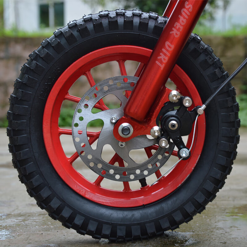 Langchuang (LANGCHUANG) two-stroke children's motorcycle pull start motorcycle off-road vehicle entertainment adult mini racing fuel model blue