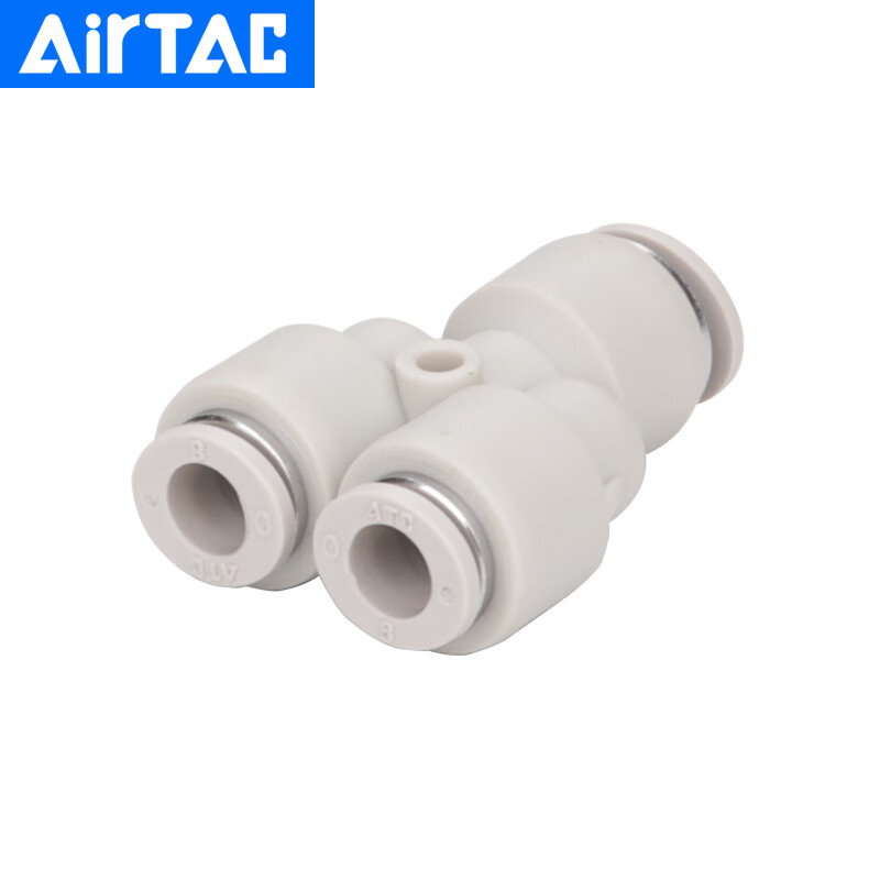 AirTac air pipe quick-in connector Y-type tee reducing diameter APW6-4/8-6/10-8/12-10 APW12-10