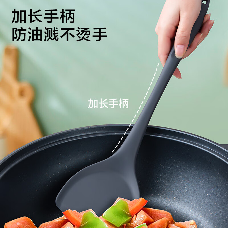 Made in Tokyo, kitchen spatula, cooking spatula, high temperature resistant, non-stick kitchen, antibacterial silicone, extended, anti-scalding
