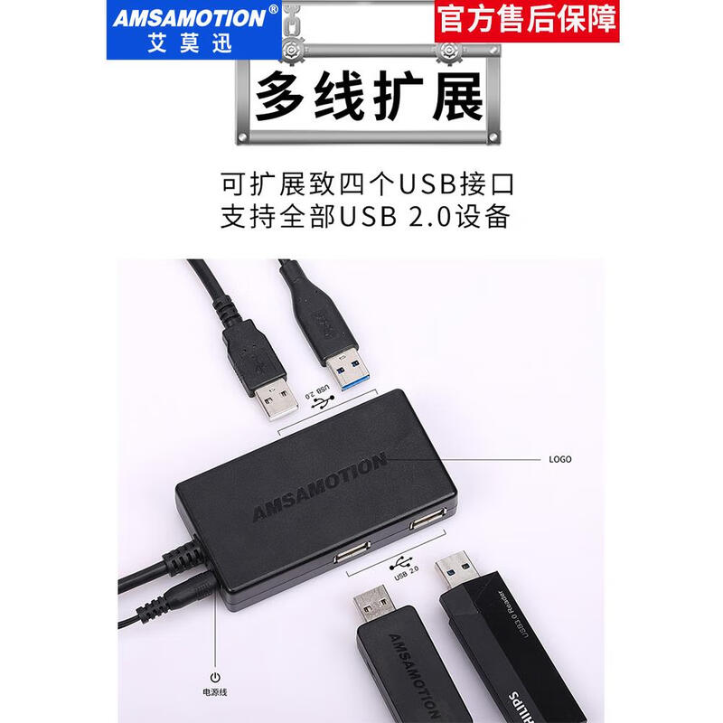 Aimoxun USB high-speed isolator 480M digital safety isolator usb isolation Adum3160 isolation module USB2.0 economical black isolator supports 200mA