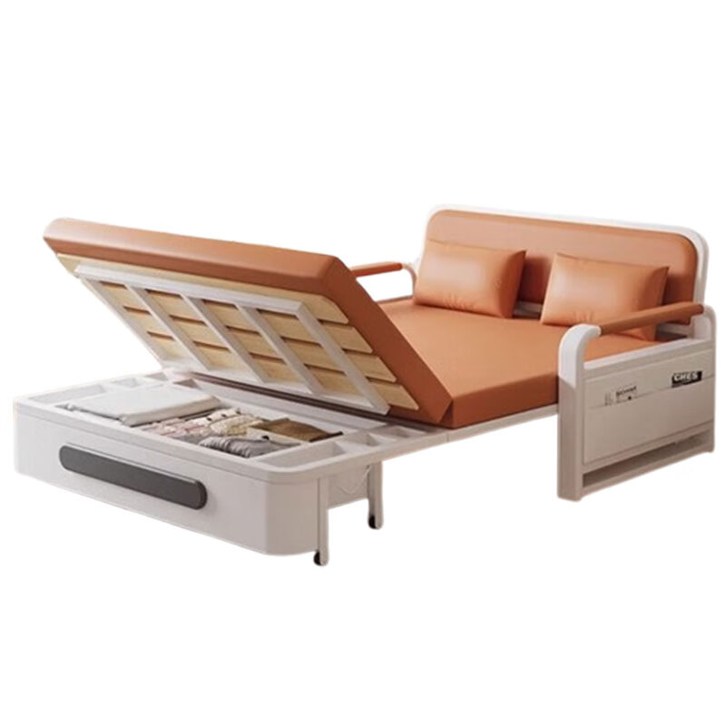 Leiyang folding sofa bed all-in-one dual-purpose 2025 new small apartment fabric retractable bed living room balcony multi-function bed 0.82m storage 7cm sponge