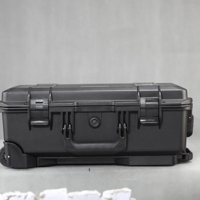 SMRITI heritage protection box black large trolley box thickened waterproof and dustproof multi-functional equipment tool box S6043 black with sponge