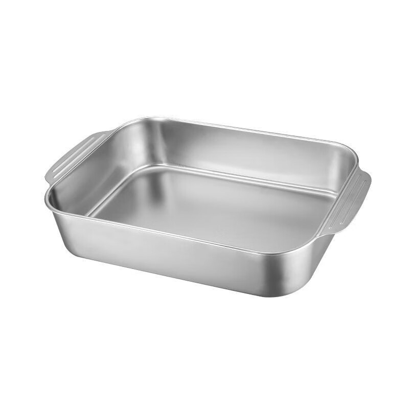Sudel large size 316 stainless steel grilled fish tray rectangular tray for induction cooker 41cm*24cm*8.5cm deep large size