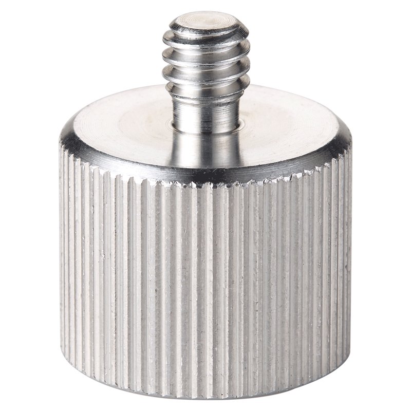 YODOWE level stand tripod accessories size conversion head adapter 5/8 to 1/4 conversion head (aluminum alloy)