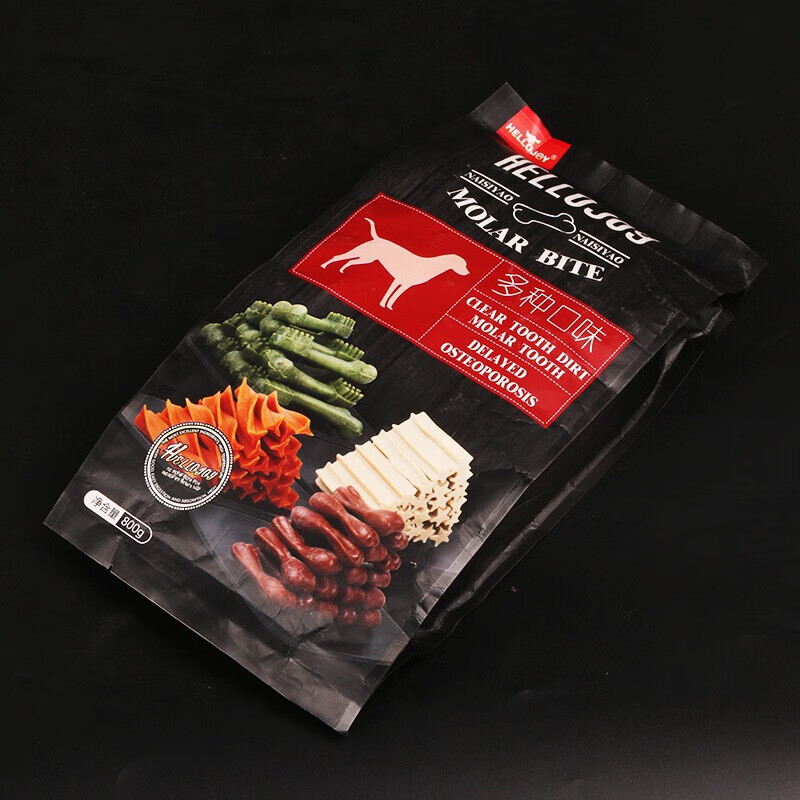 HELLOJOY Dog Snacks Teeth Stick 800g Small and Medium-sized Dogs Adult Puppies Teeth Cleaning Bone Resistant Bite Bone Teeth Stick Mixed Flavor
