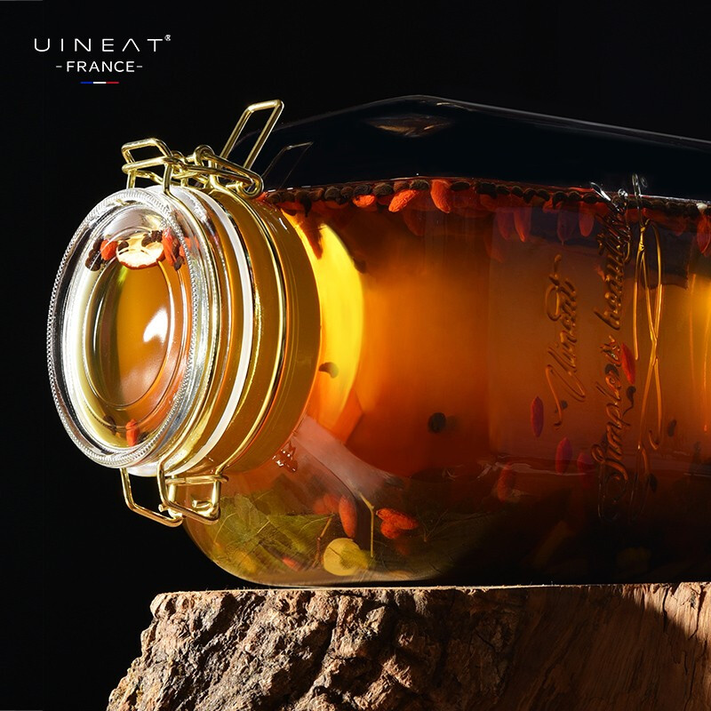 Youyi (UINEAT) glass wine bottle, sealed jar, home brewing jar, 10 catties wine container, bottle