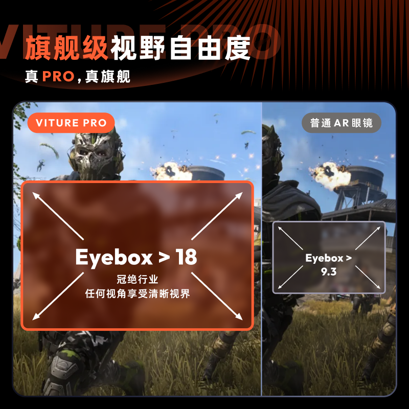 VITURE Pro flagship XR/AR smart glasses, spatial model, real-time 2D to 3D to 3D theater in seconds, suitable for Apple 15&16&17 series