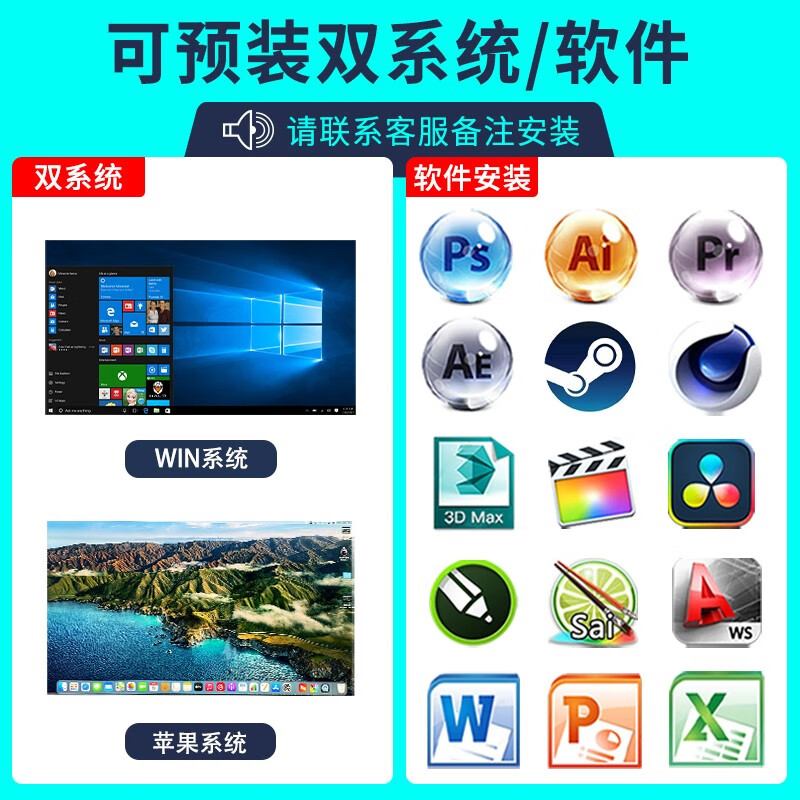 Apple (Apple) Mac mini Second-hand Apple mini console Desktop computer Office design game console M1/M2/M4 20 years NT3 Hot recommended large memory M1 eight-core-8G-512 95% new