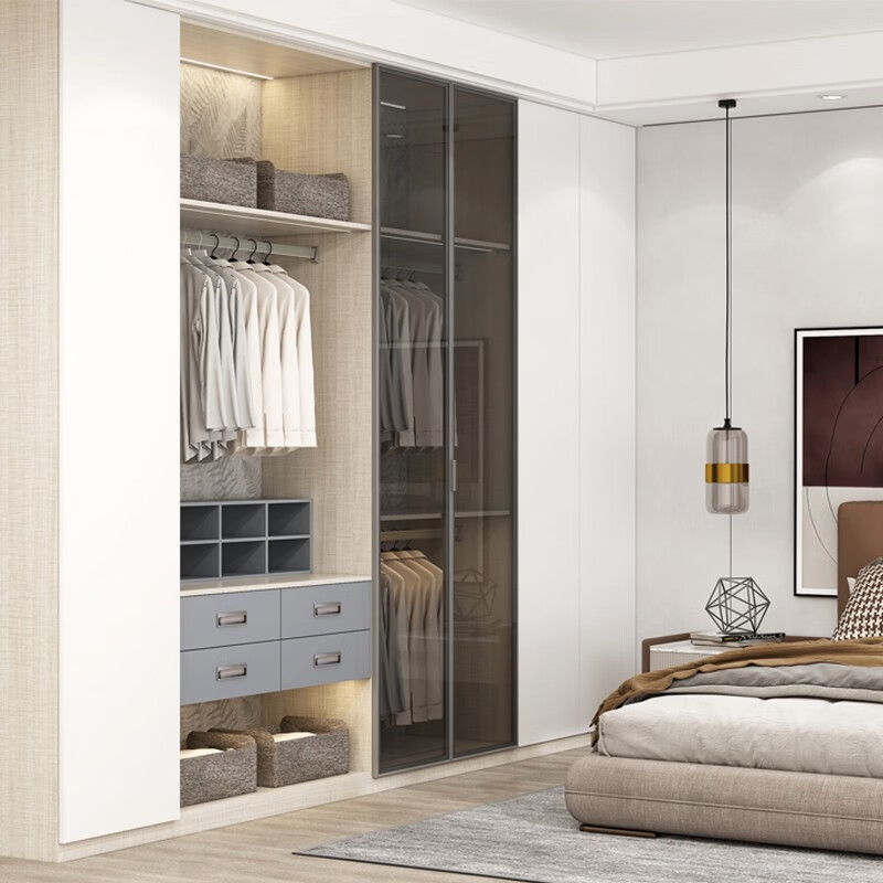 Oppein Wardrobe Customization One-to-Top Wardrobe Bedroom Cabinet Customization Gaoyan Whole House Customization Package Whole House Cabinet + Furniture + Background Wall